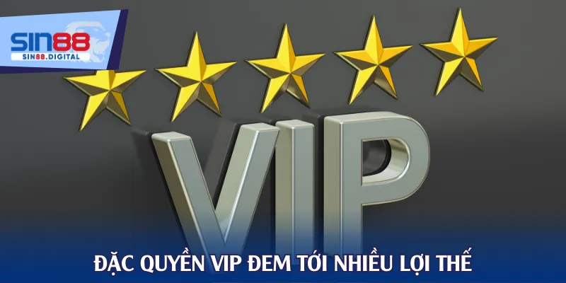 Đặc quyền VIP đem tới nhiều lợi thế